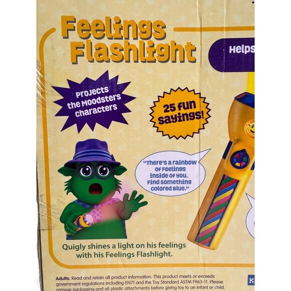 The Moodsters Feelings Flashlight and Story Book Set New in Box - Picture 5 of 11
